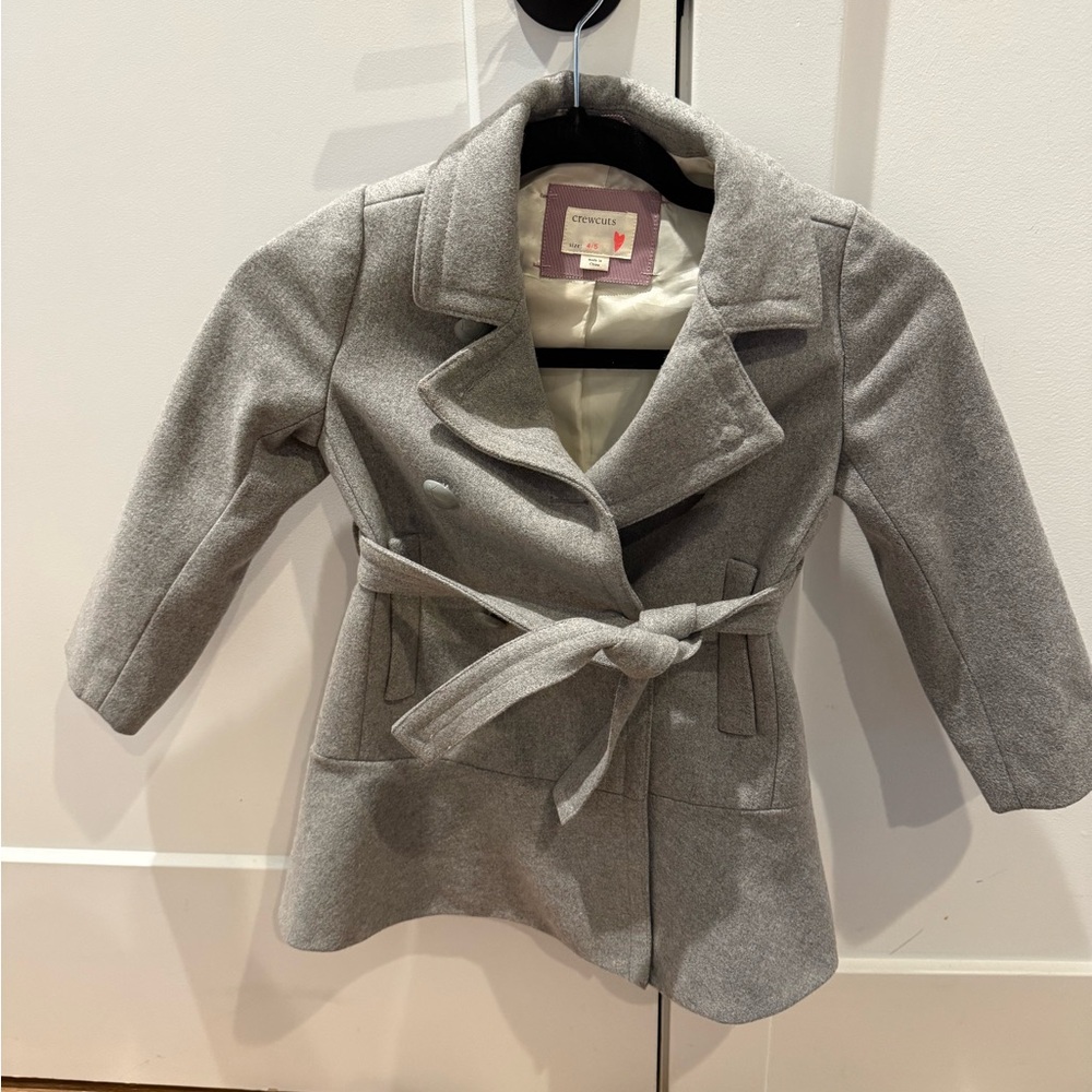 J. Crew Classic Gray Kids Pea Coat